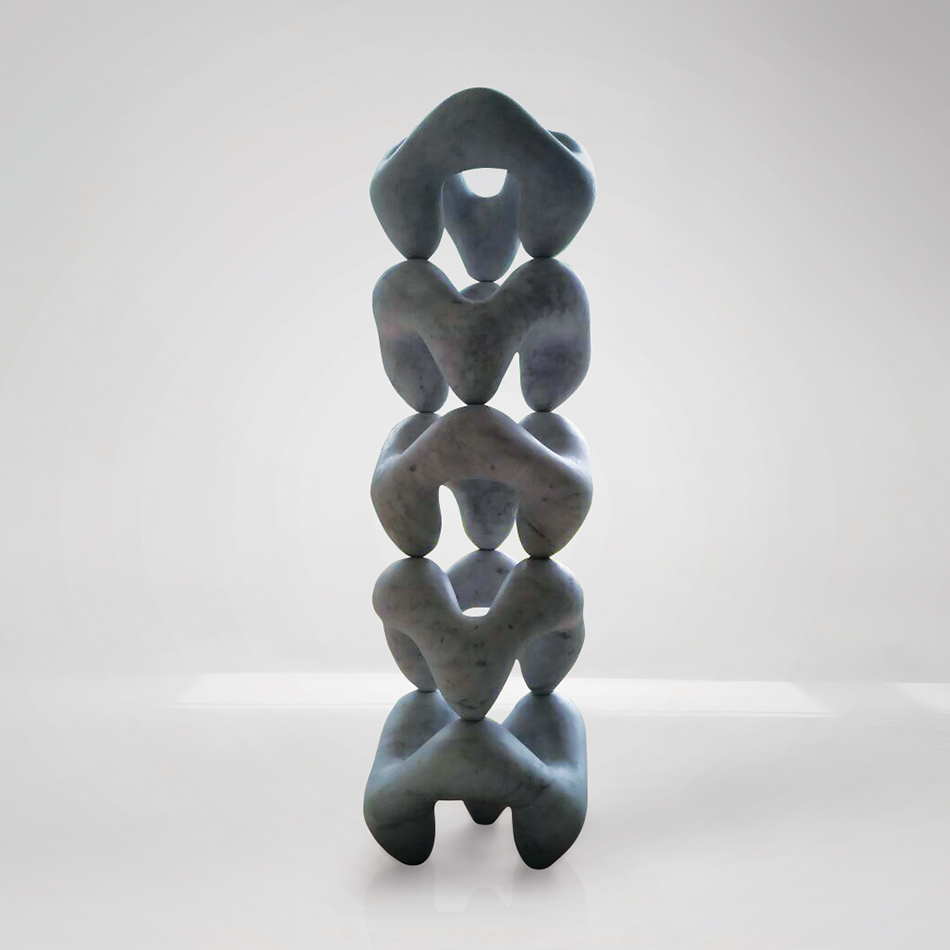 John Koga - 5 Modular Marble Pieces
