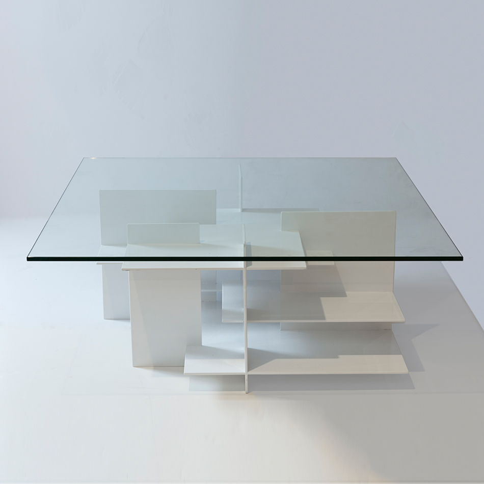 Fran Taubman - Aluminum Plate Coffee Table