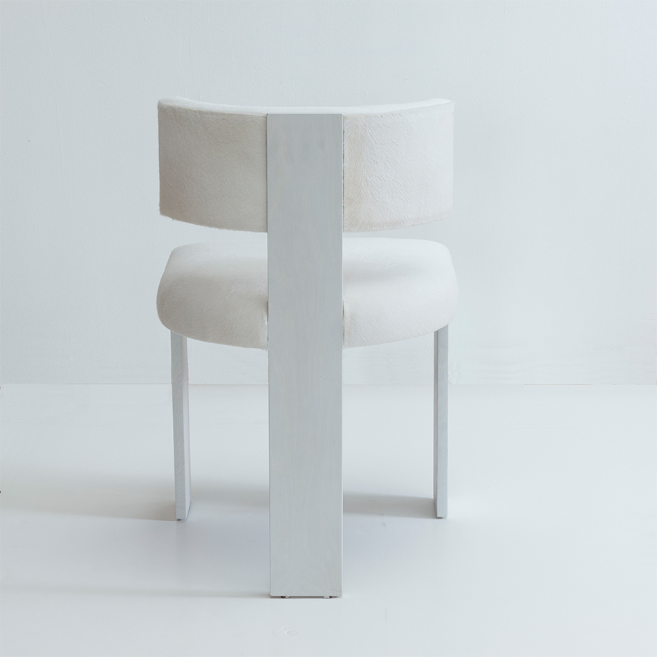 Nina Seirafi - Gary Dining Chair, White
