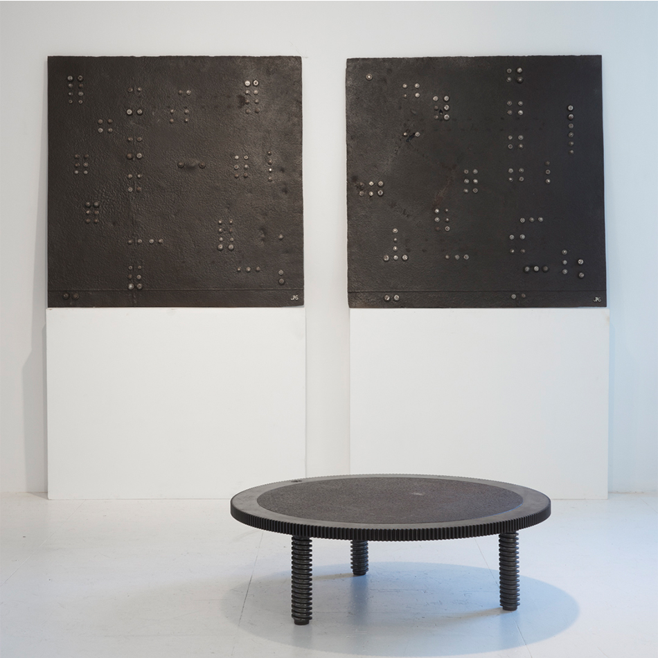 Jerome Abel Seguin - Iron Braille Decorative Panel