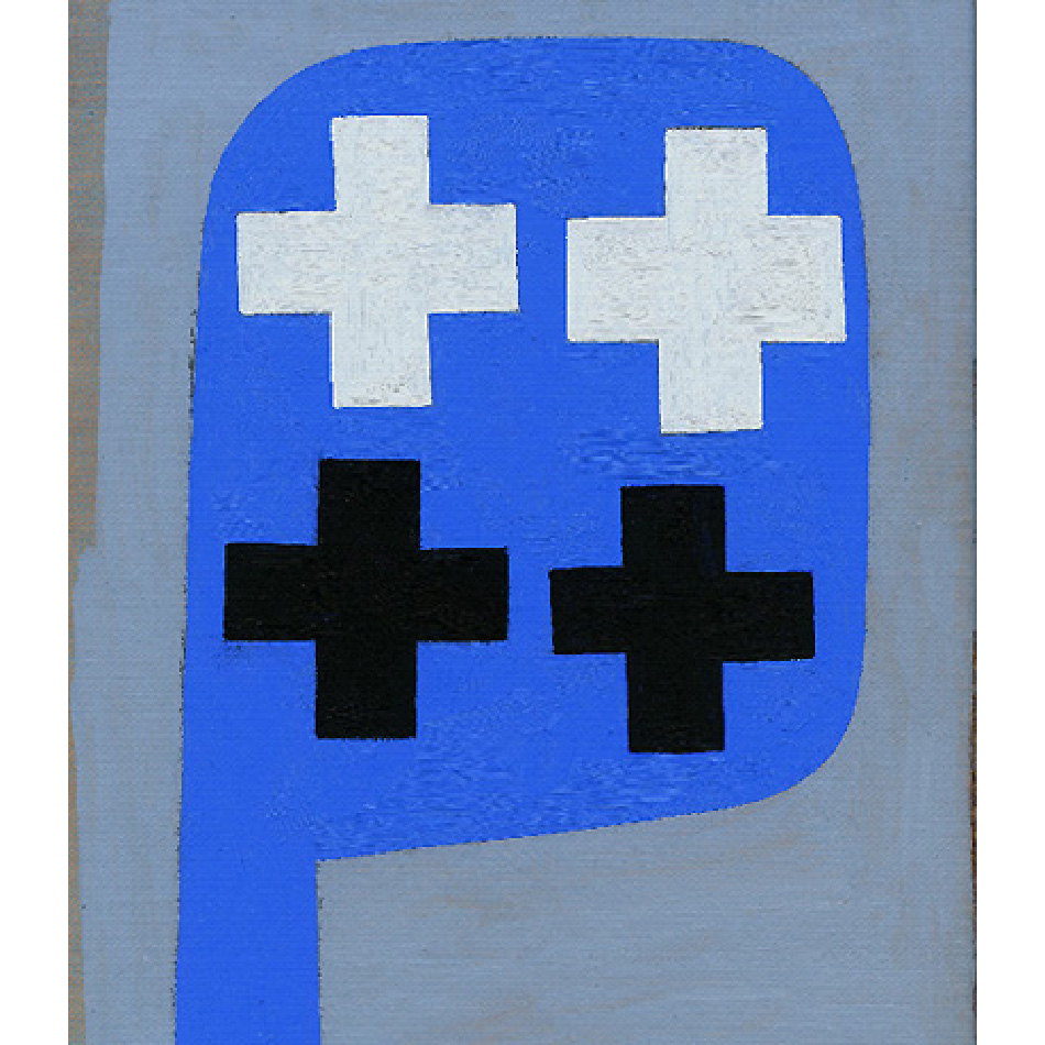 David Storey - Blue Stoic - Paintings and Graphics
