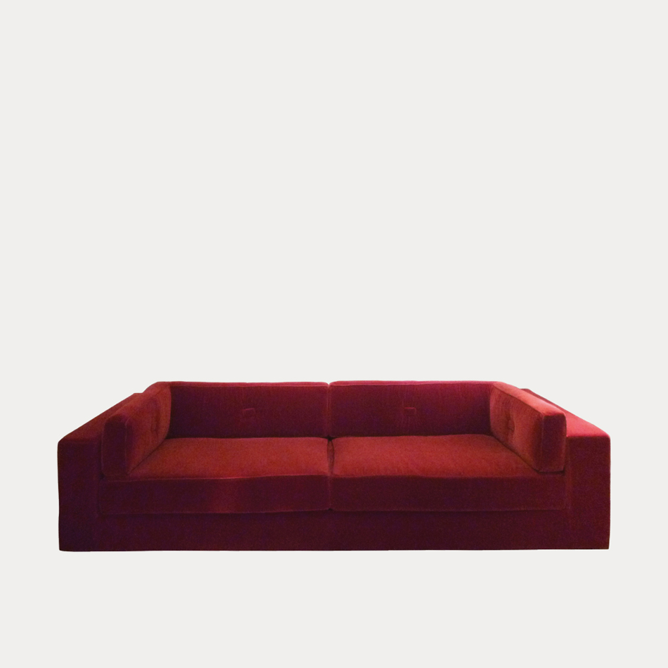 India Mahdavi M Oedipe Sofa Red