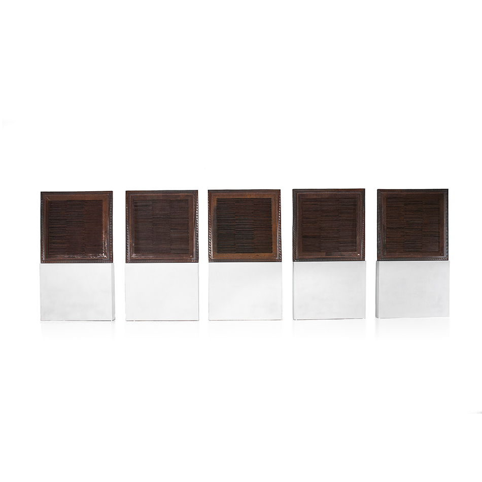 Jerome Abel Seguin M Iron Embroidery Deco Panel D4