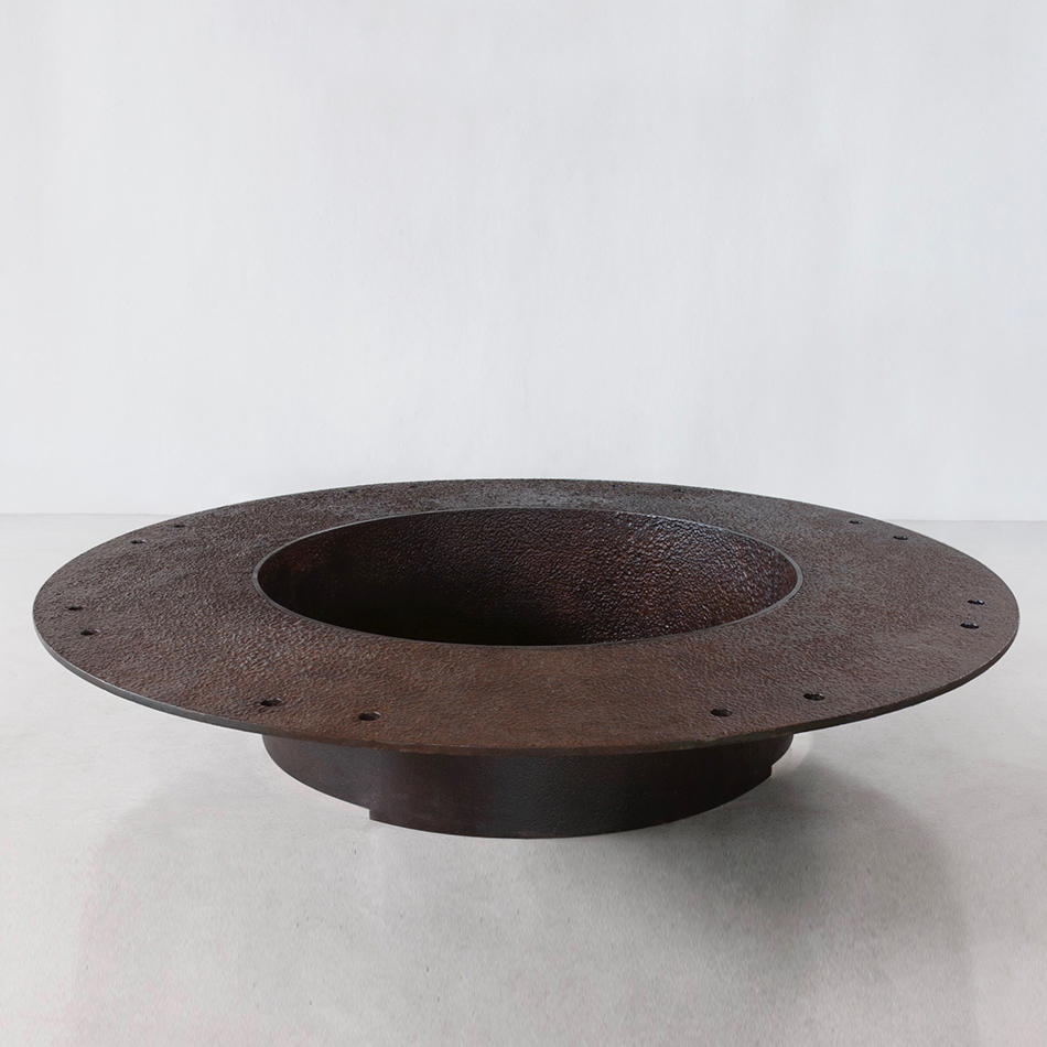 Medium Jerome Abel Seguin M Round Iron Coffee Table