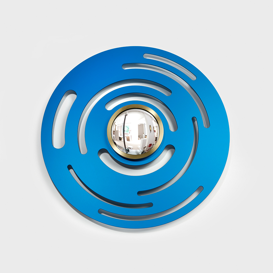 Herve Van Der Straeten MIROIR SOLAIRE BLEU1