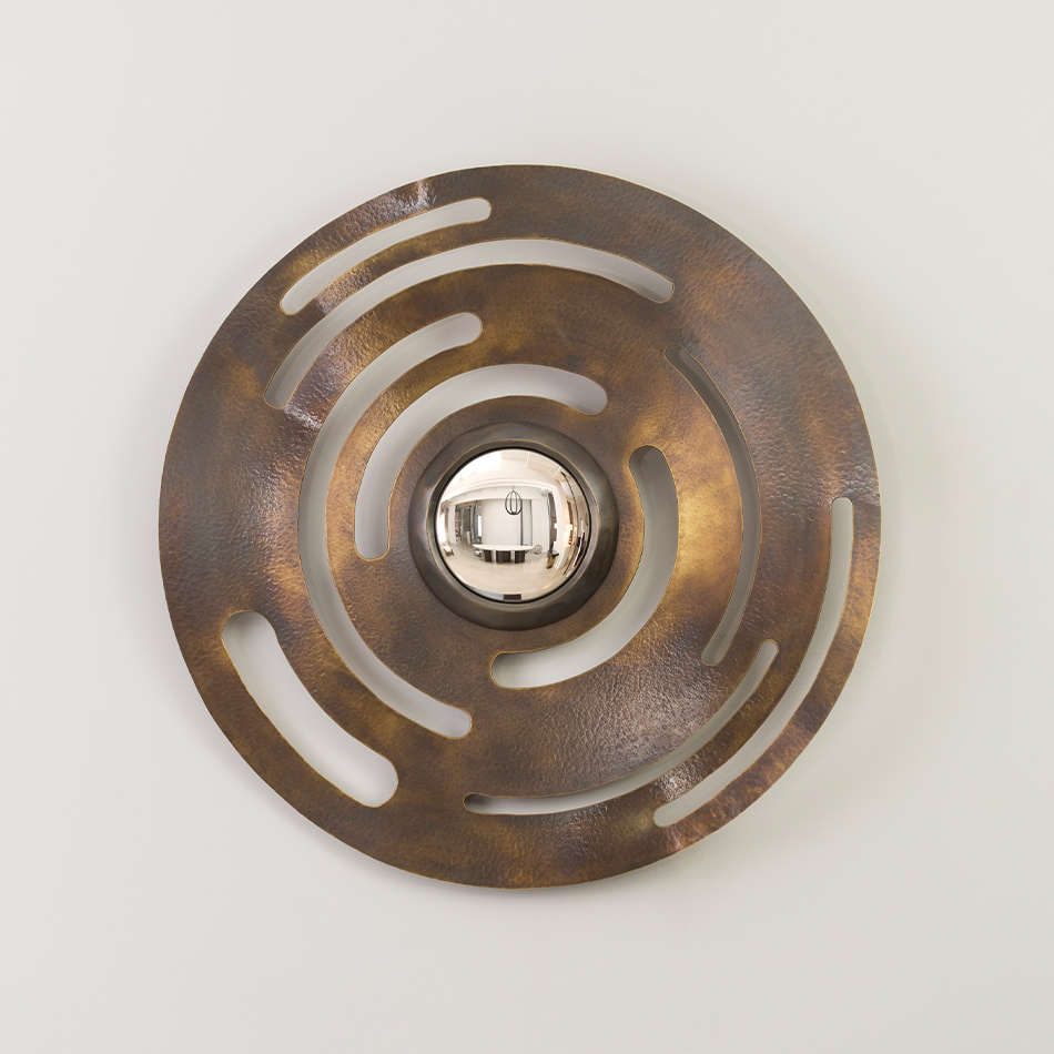 Herve Van Der Straeten MIROIR SOLAIRE BRONZE
