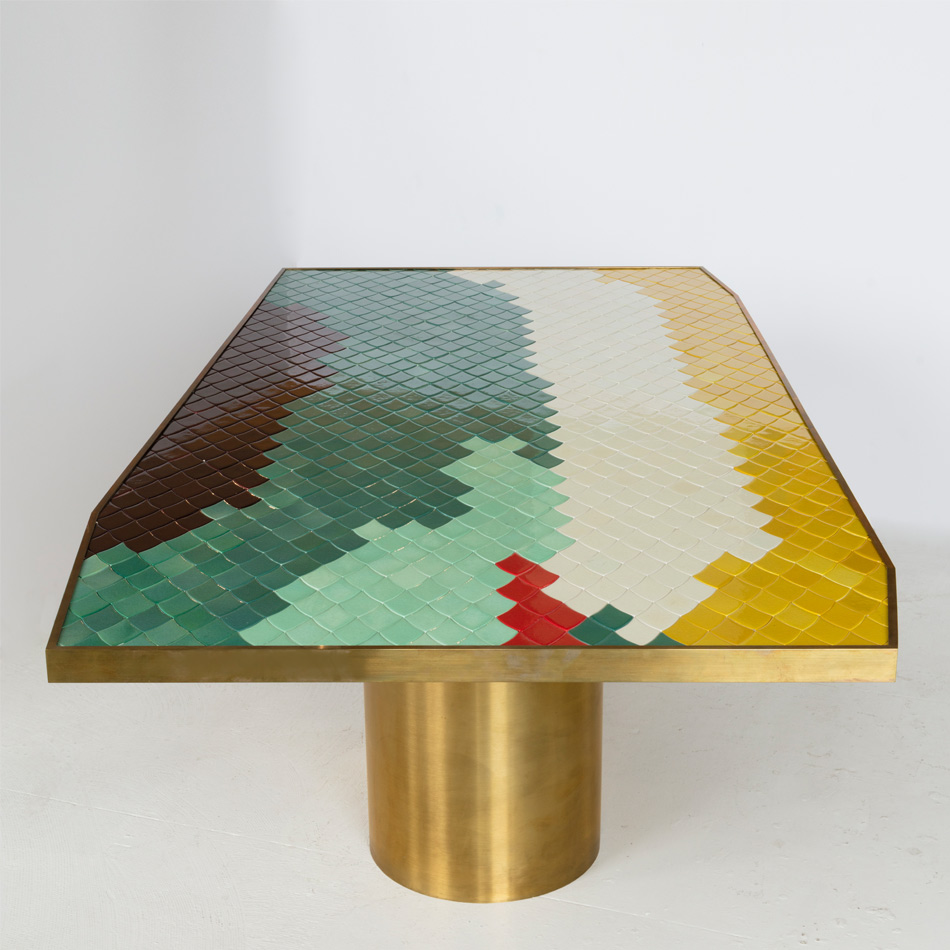 India Mahdavi Landscape Dining Table D1