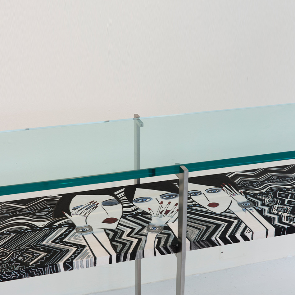 Rebecca Moses M Painted Console D1