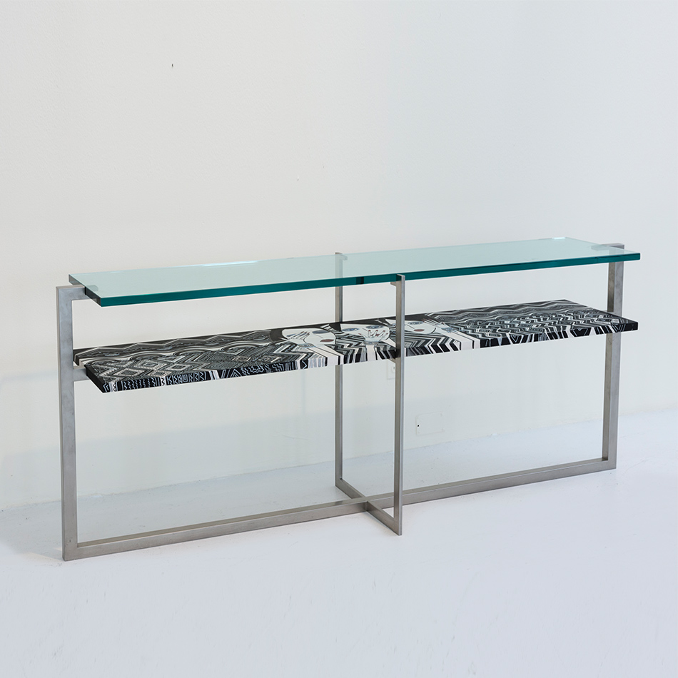 Medium Rebecca Moses AcM Painted Console