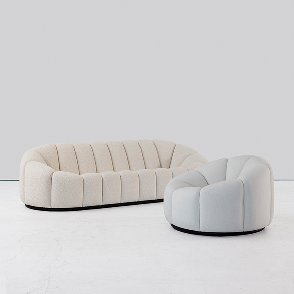 Pierre Paulin Alpha Sofa and Alpha Club Chair by Pierre Paulin RALPH PUCCI International