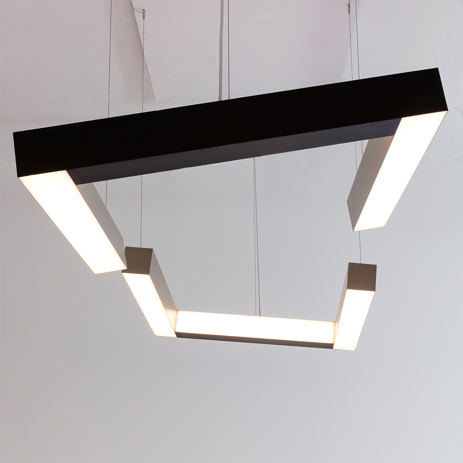 Richard Meier Intersection Chandelier