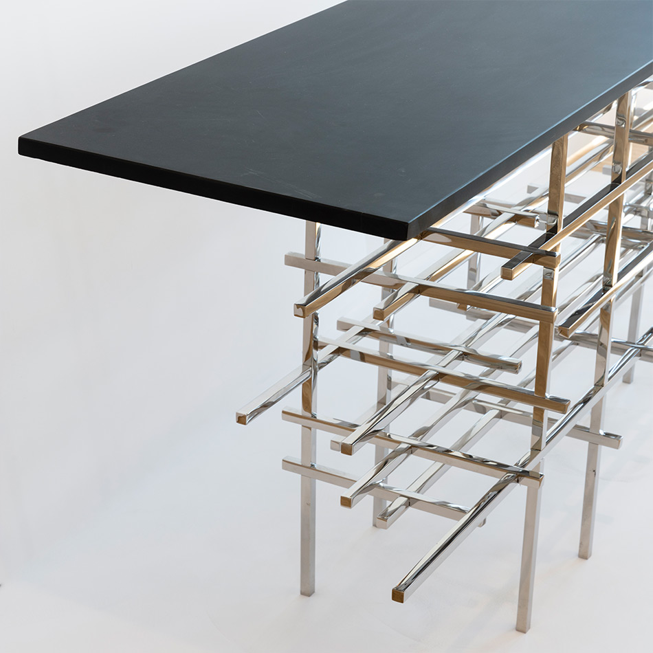 Fran Taubman Square Bar Console D1