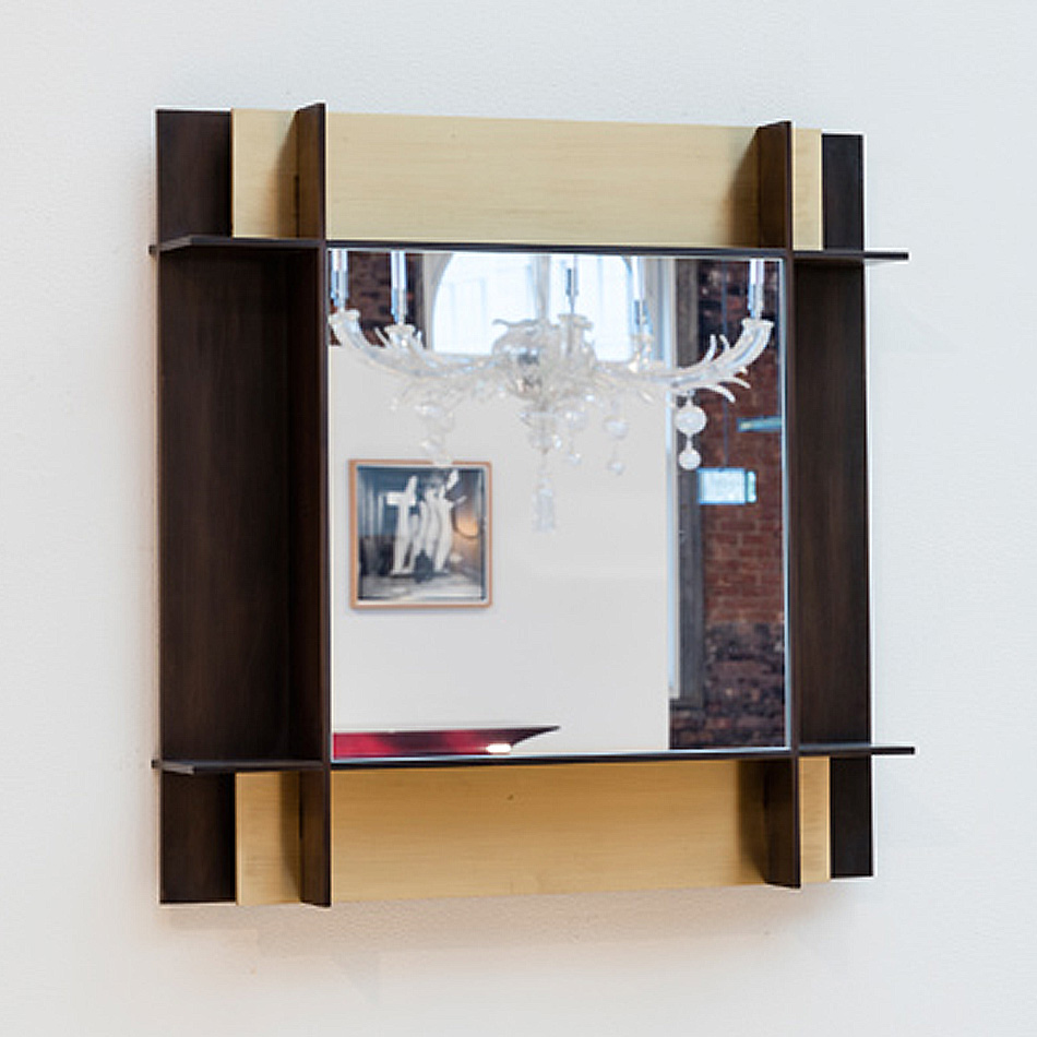 Fran Taubman Flat Bar Mirror Detail