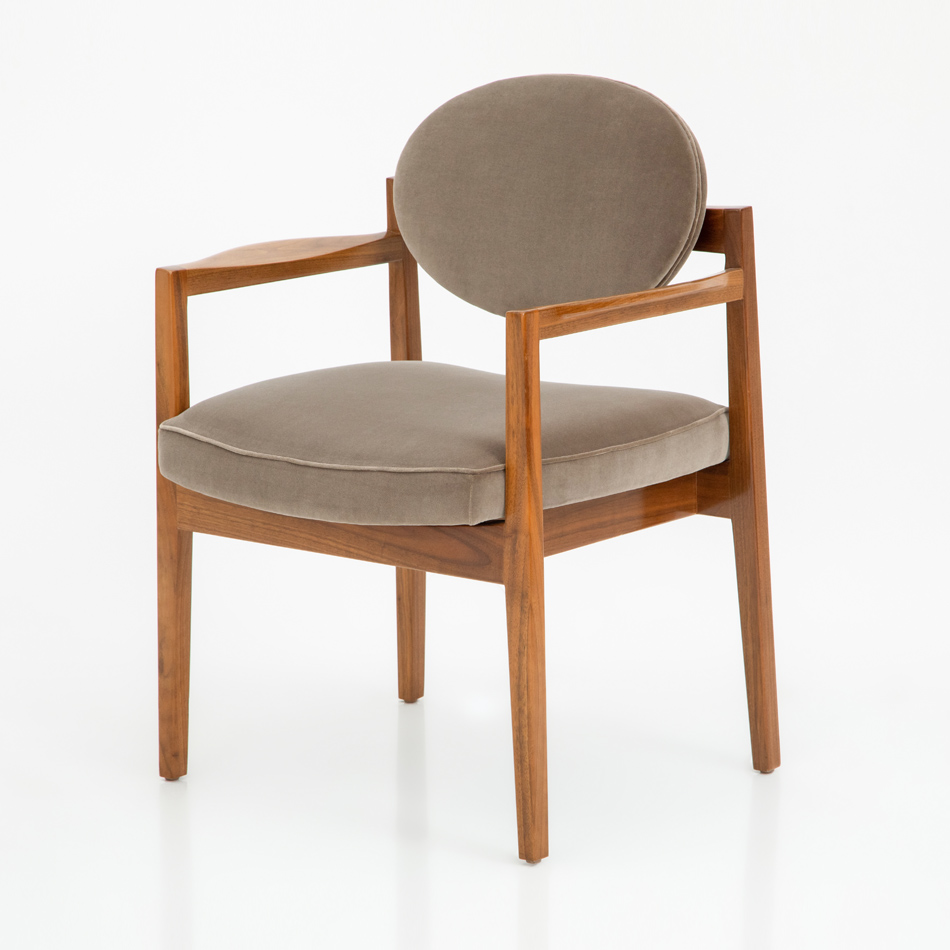 Jens Risom Key Back Arm Chair