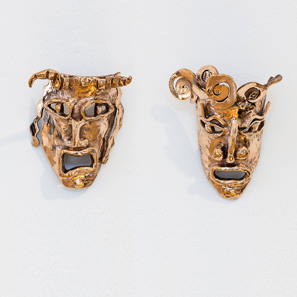 Elizabeth Garouste Masque Sconces 1