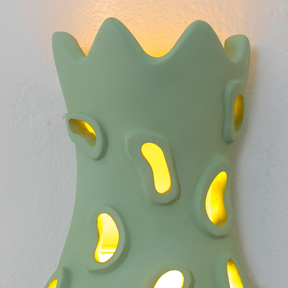 Elizabeth Garouste Mona Sconce Darker Green D2