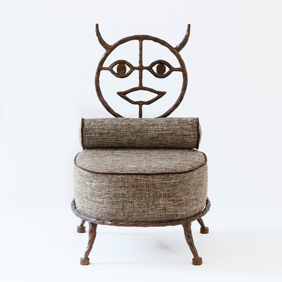 Elizabeth Garouste Plum Lounge Chair 2