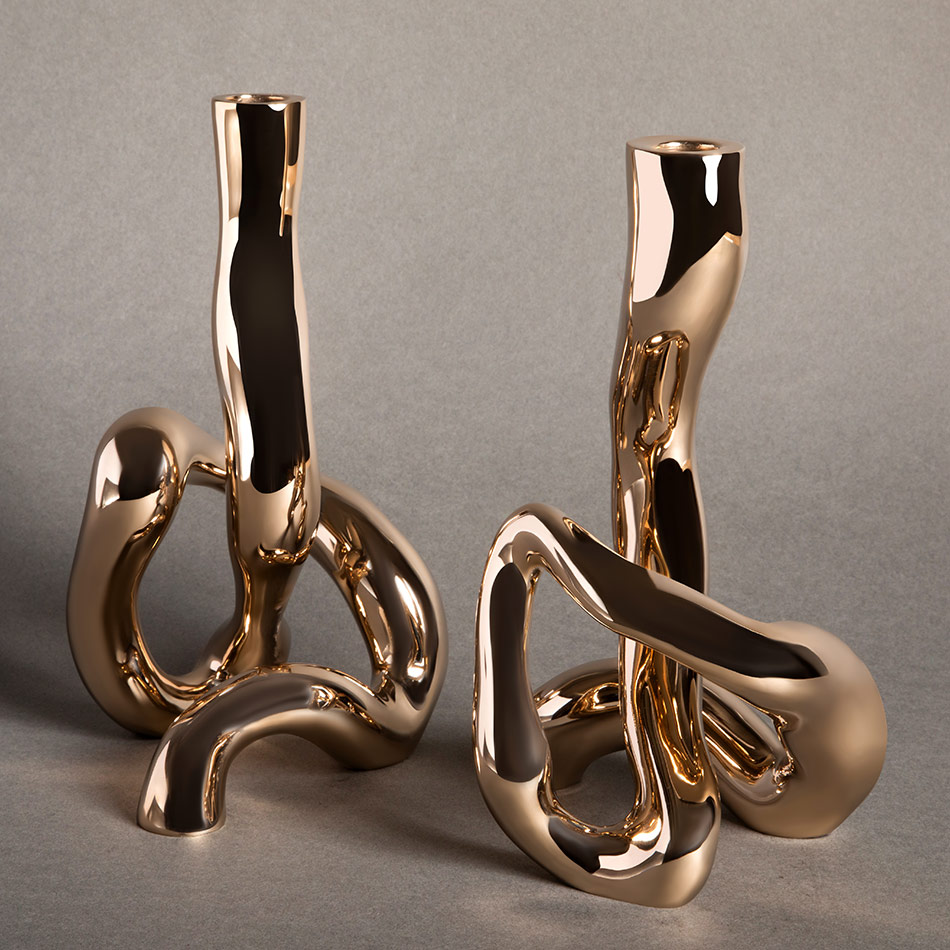 Stefan Bishop Outward Candlestick D6