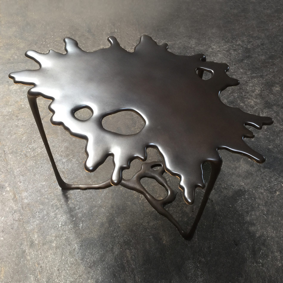 Stefan Bishop Puddle 1 Side Table Dark D2