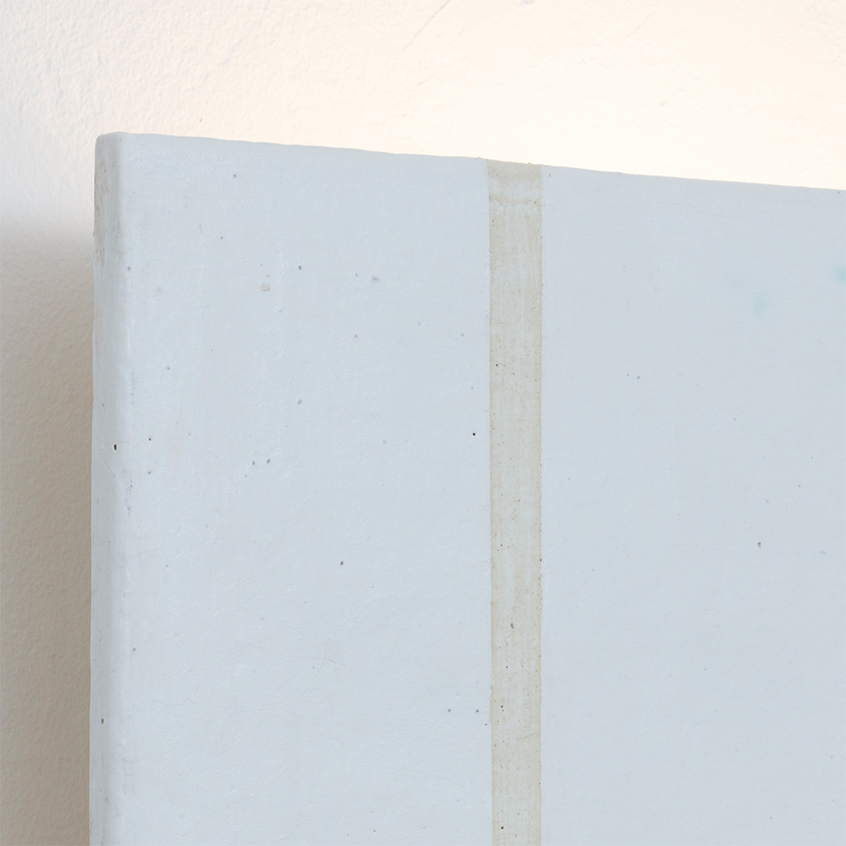 John Wigmore, Wall Sconce SH007: White with Natural Stripe