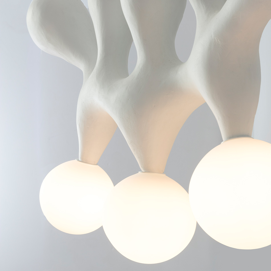 John Koga Evening Glow Chandelier D5 1