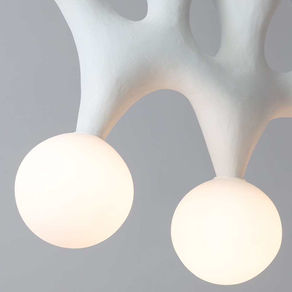 John Koga Evening Glow Chandelier D8