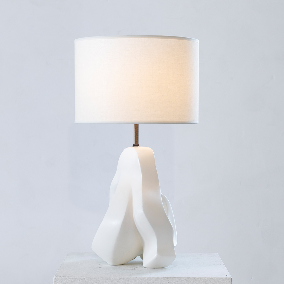 Ralph Pucci Alpha Table Lamp White D2