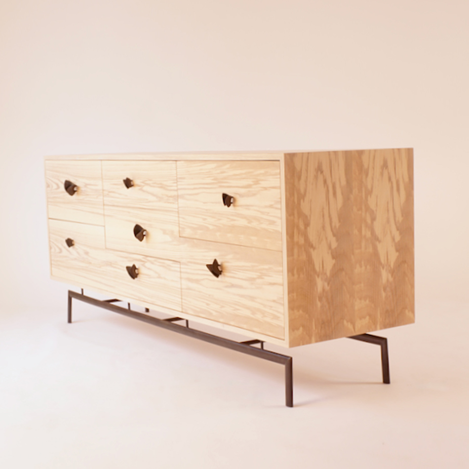 Chris Lehrecke Turkey Feather Butterfly Cabinet D1