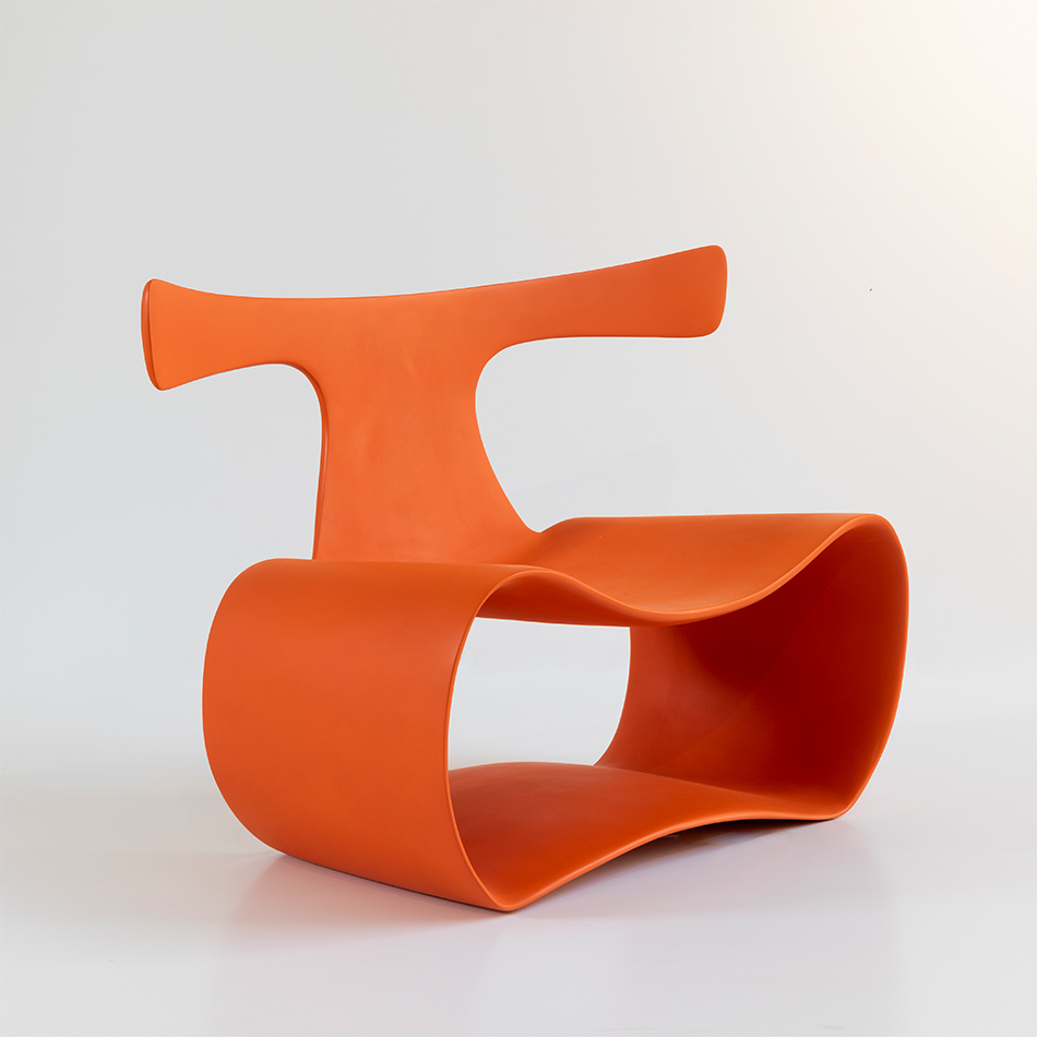 Patrick Naggar Amalfi Chair Orange D1