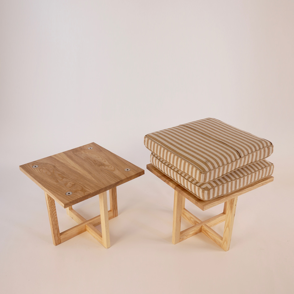 Chris Lehrecke Grid Dining Table And Stools D9 1