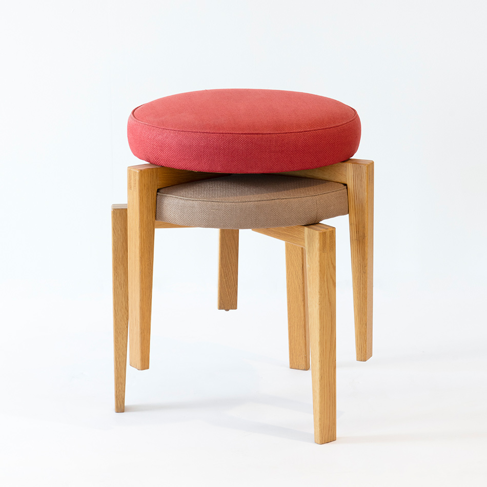 Jens Risom Stool 4d
