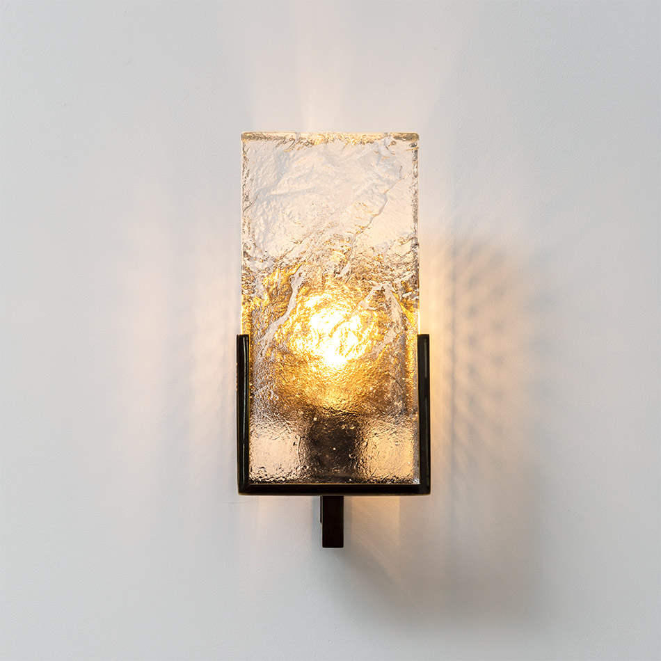 Lianne Gold Ice Sconce D1
