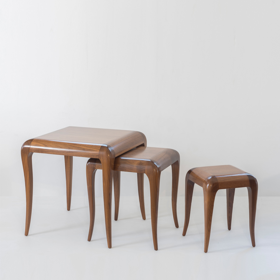 Paul Mathieu Havana Nesting Tables D1