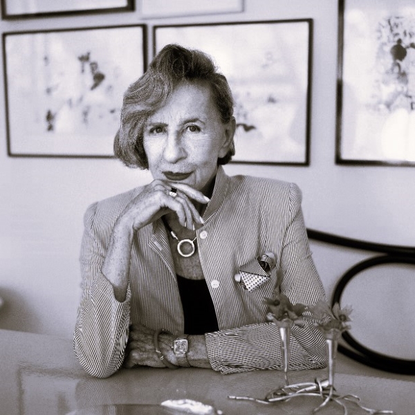 Andrée Putman 4 Portrait B&W