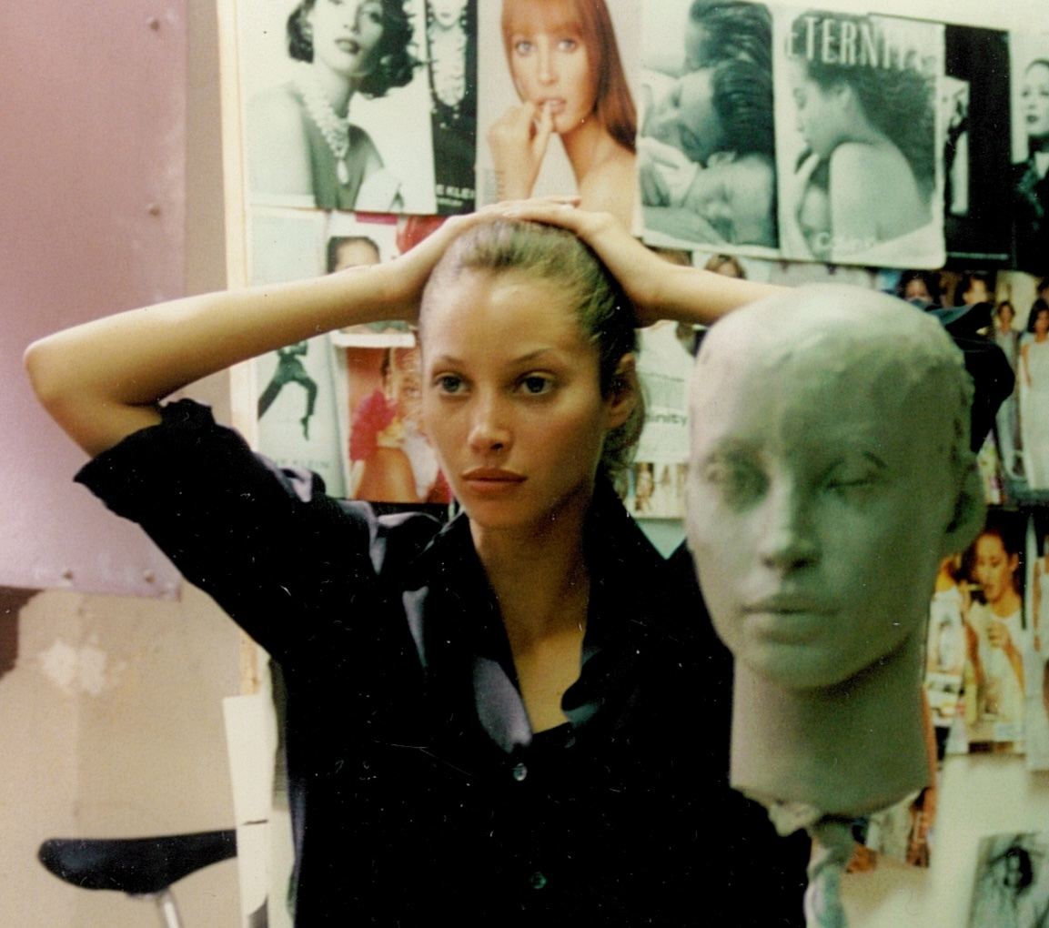1992 Christy Turlington And Mannequin Head(2) (2) Copy 2