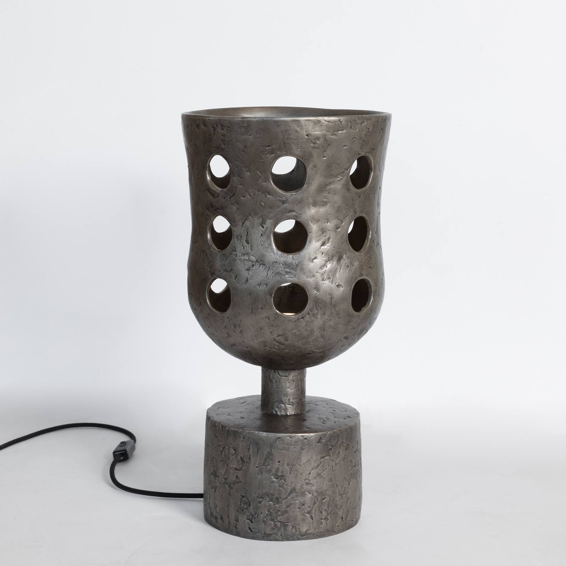 Prometheus Metalized Table Lamp