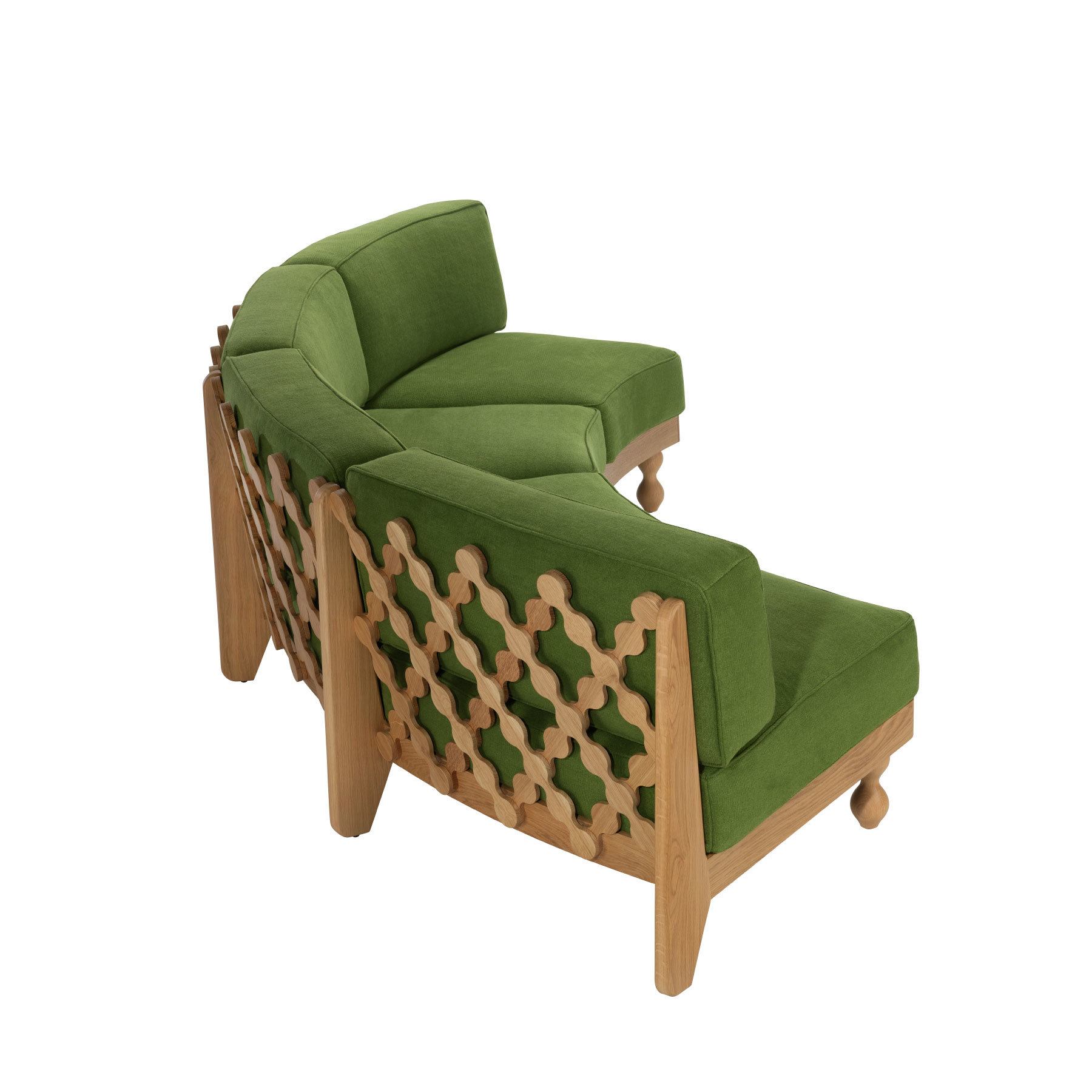 Ralph Pucci India Mahdavi Criss Cross Sofa