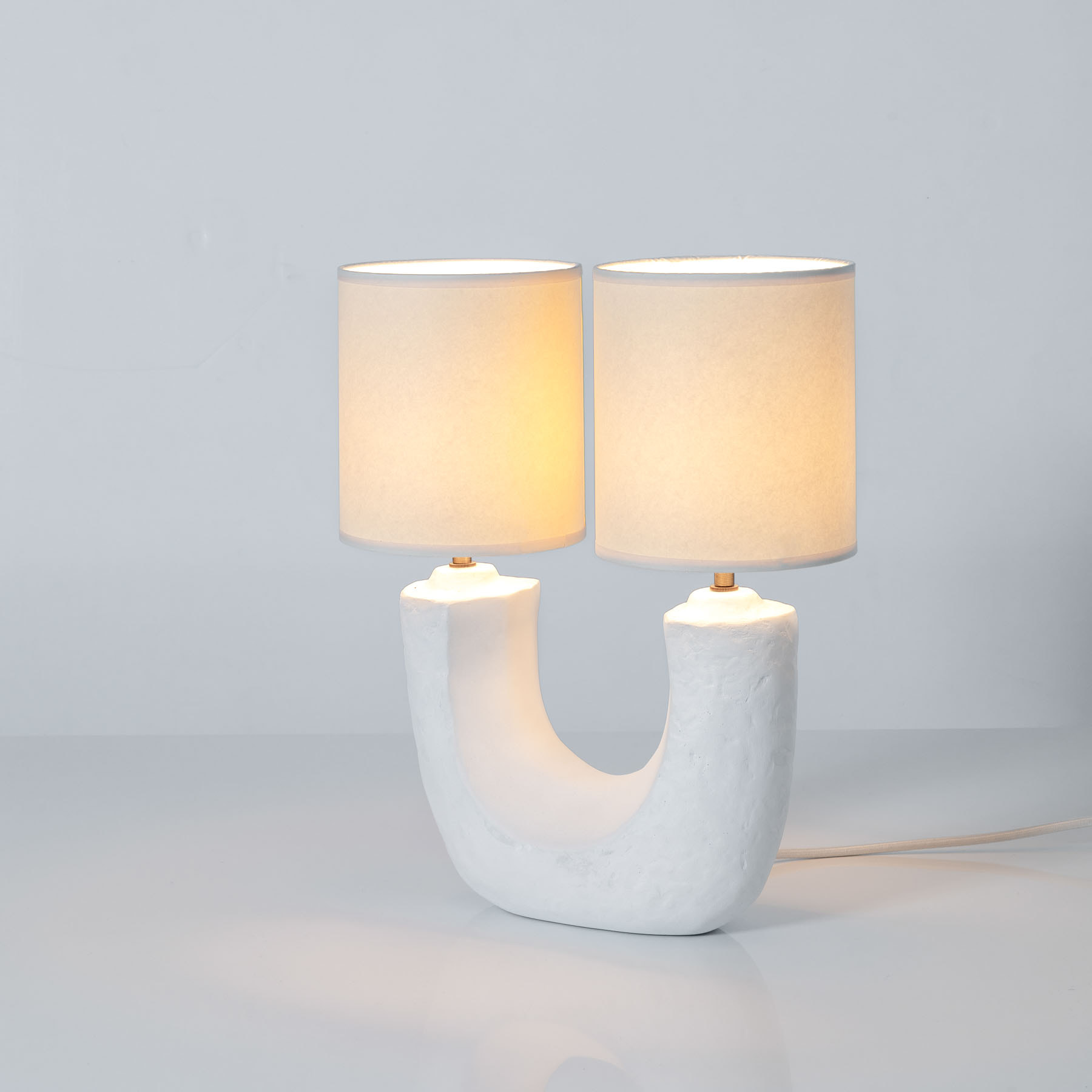 Plaster Of Paris Lamp Ralph Pucci Lee Mindel 3