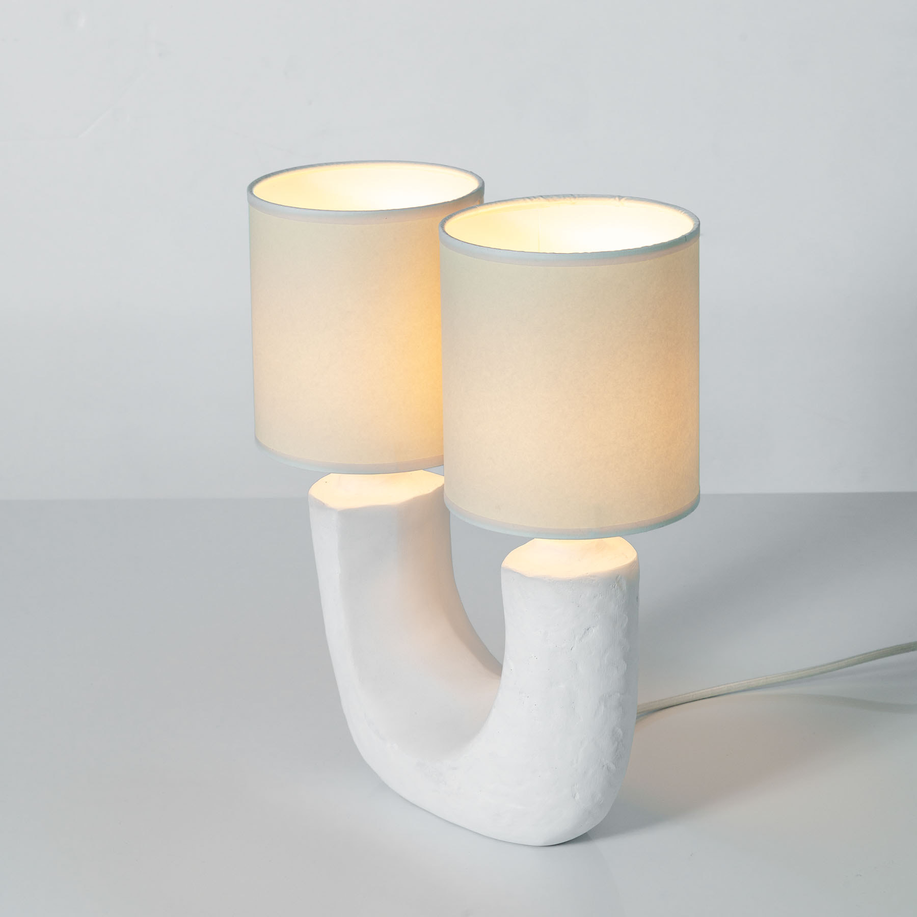 Plaster Of Paris Lamp Ralph Pucci Lee Mindel 4