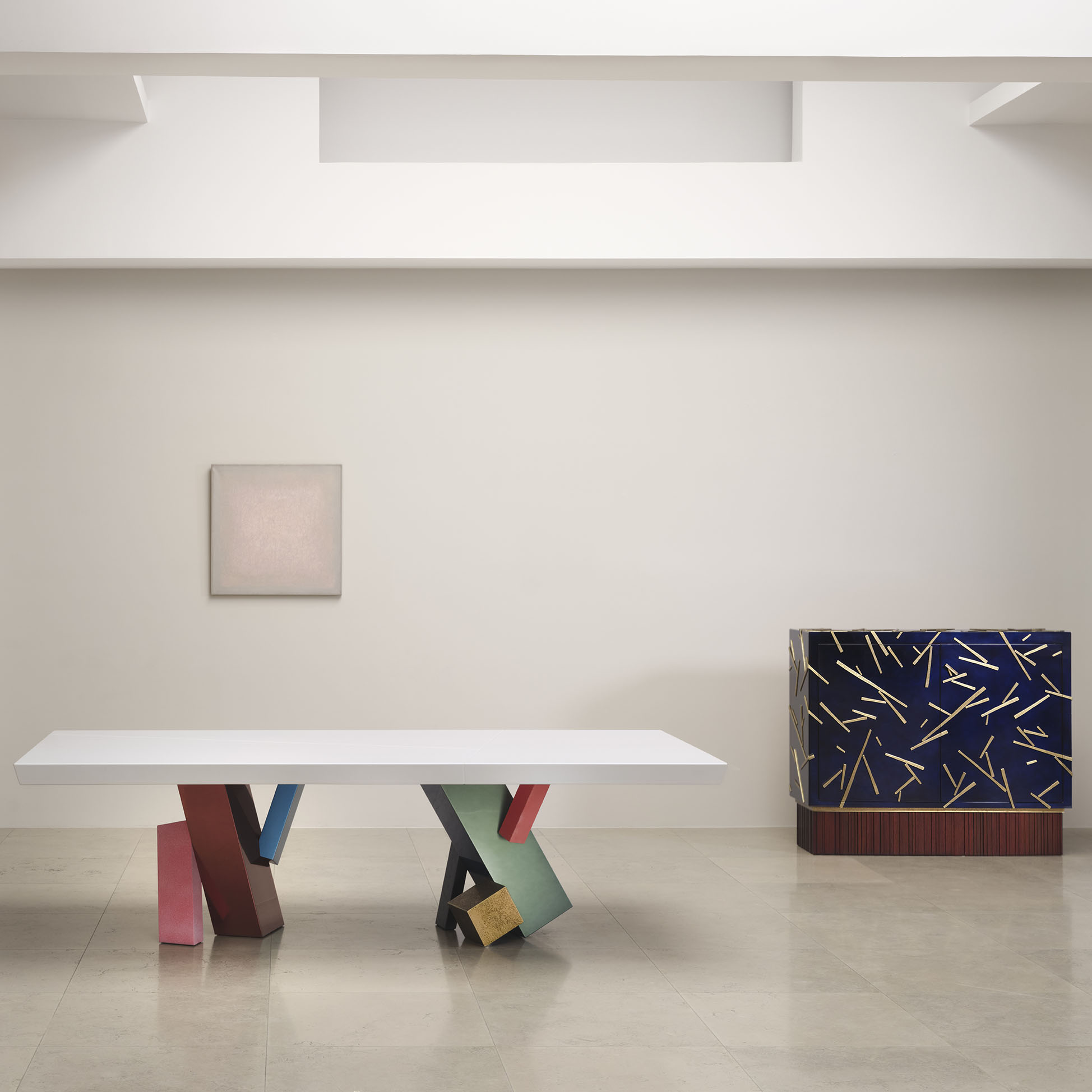 685 TABLE ANTIDOTE BUFFET CLEMENT Painting Richard Hoglund Resize