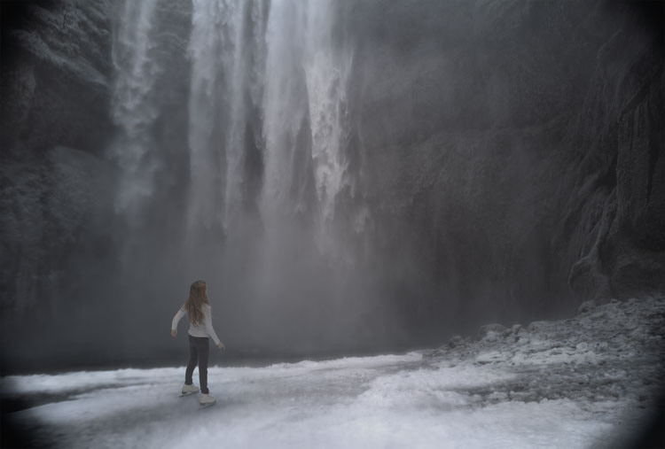 GailLeBoff GlacierGirl GirlattheFalls 150DPI Small