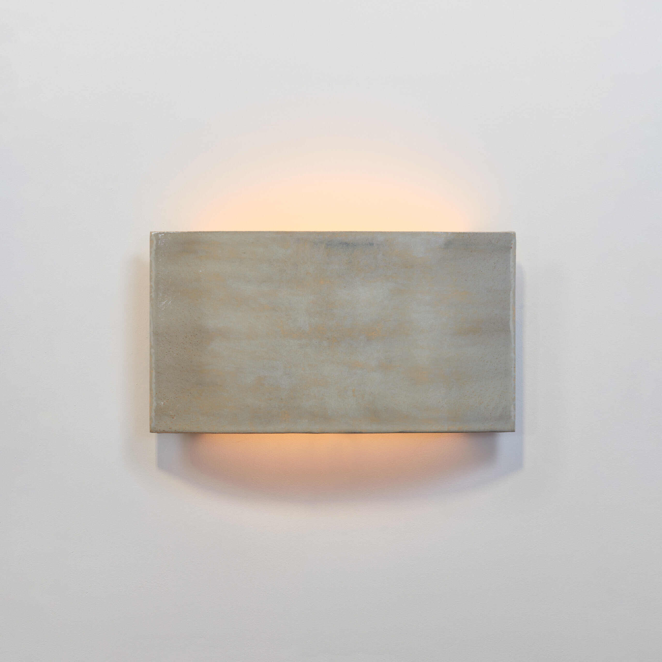 Cone 10 Large Ceramic Horizontal Curved Sconce 2 2