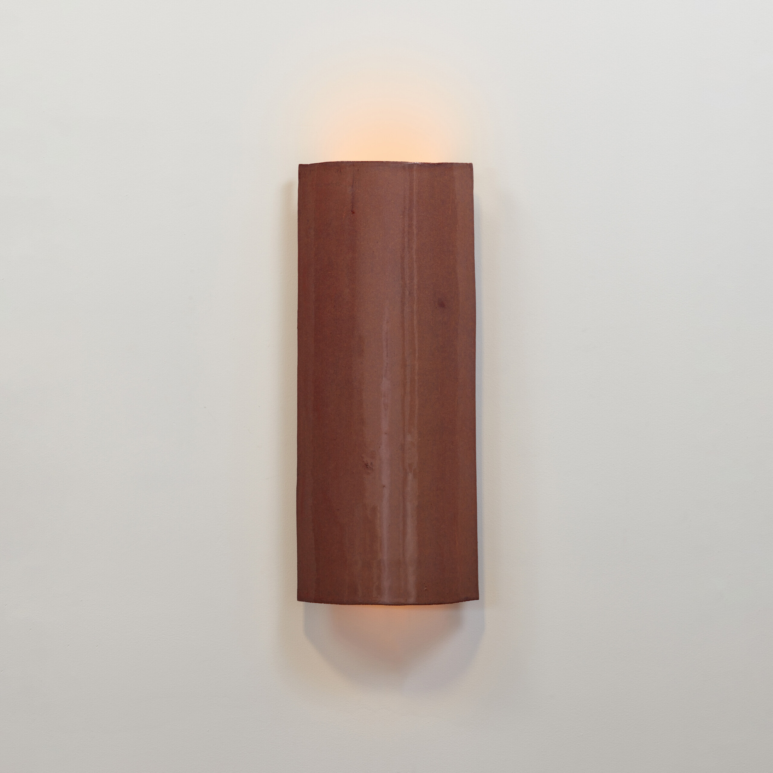 Cone 5 Large Ceramic Vertical Curved Sconce 01 2