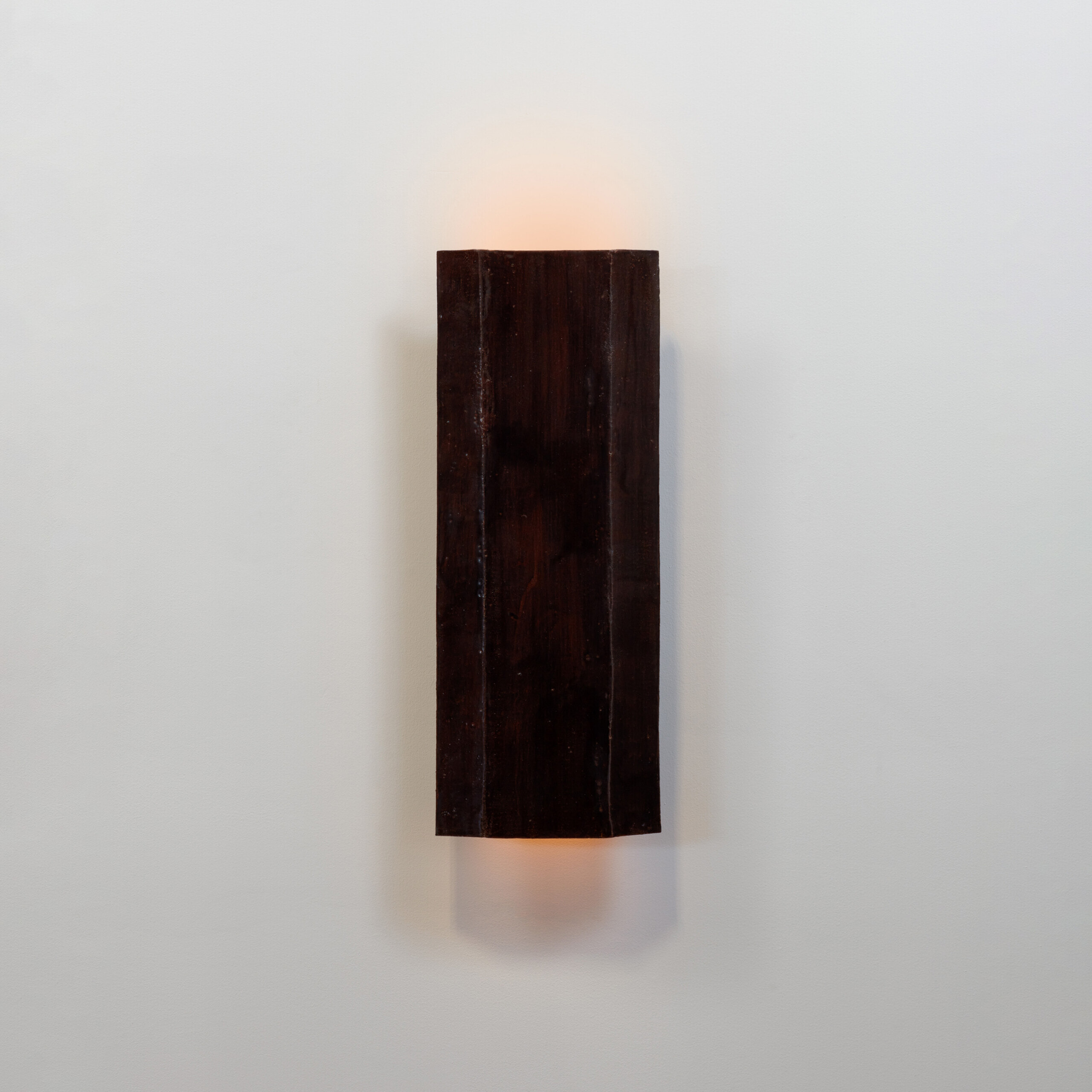 Cone 5 Large Ceramic Vertical Trifold Sconce 01 2
