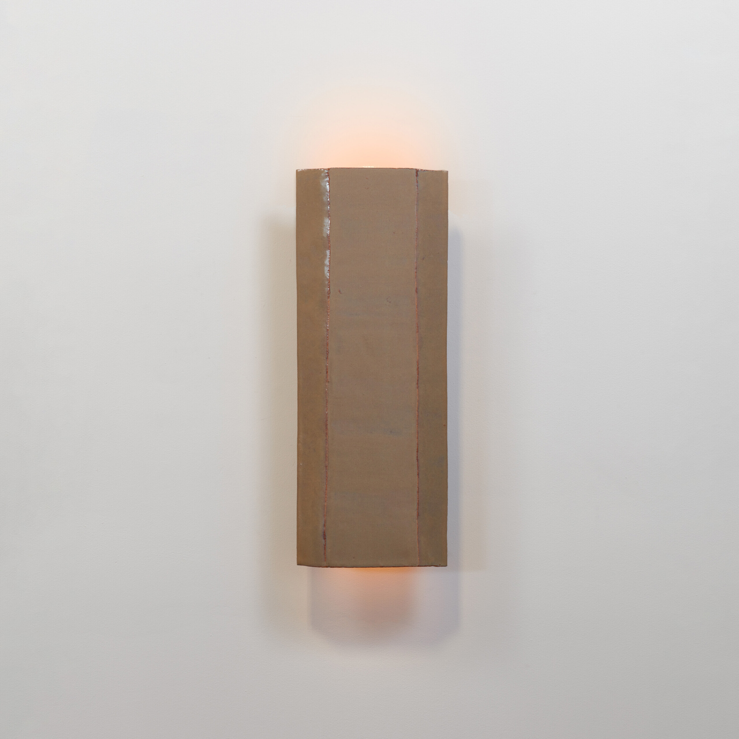 Cone 5 Large Ceramic Vertical Trifold Sconce 02 2