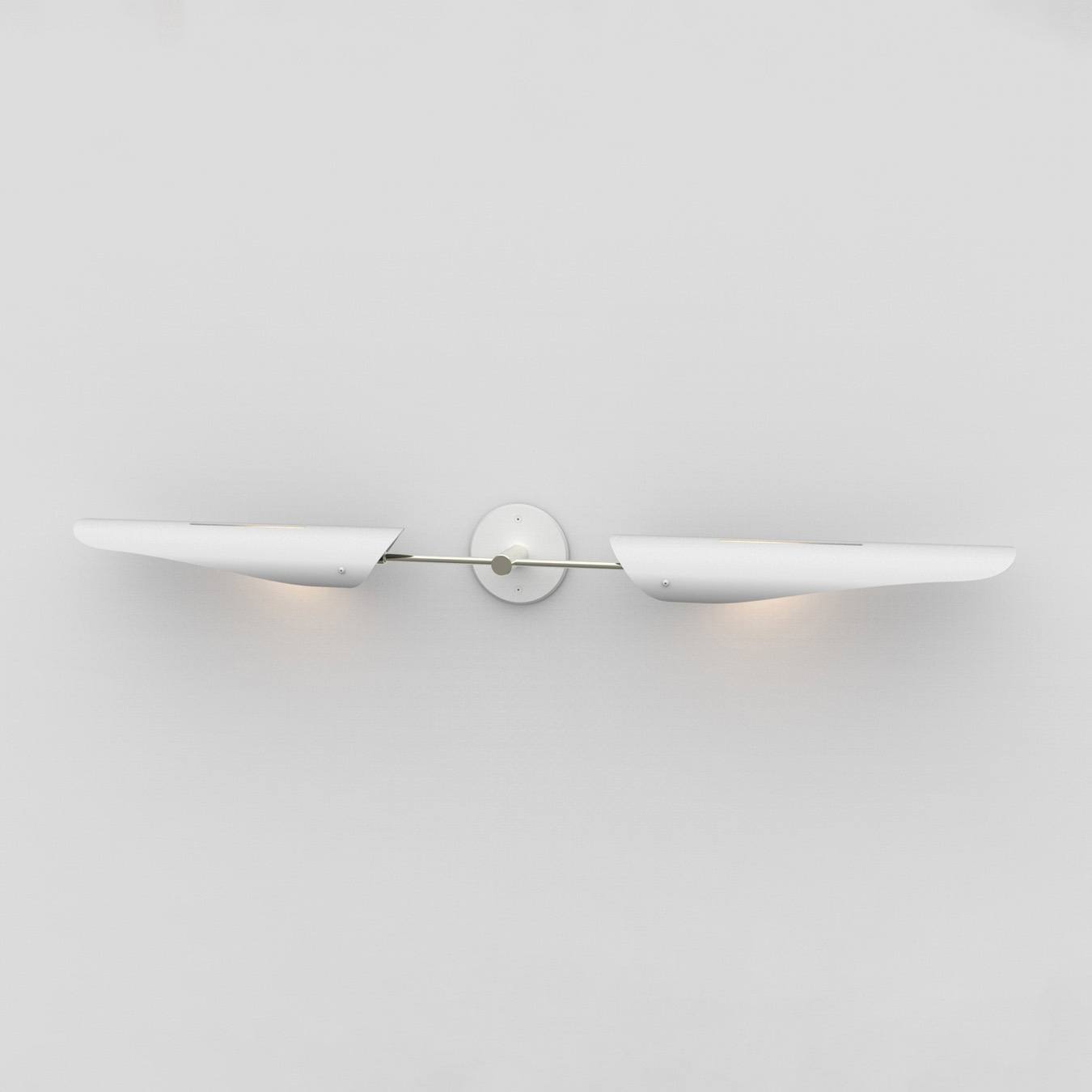 DW Sarus Sconce 221 3 221 Sarus Sconce Double Horizontal