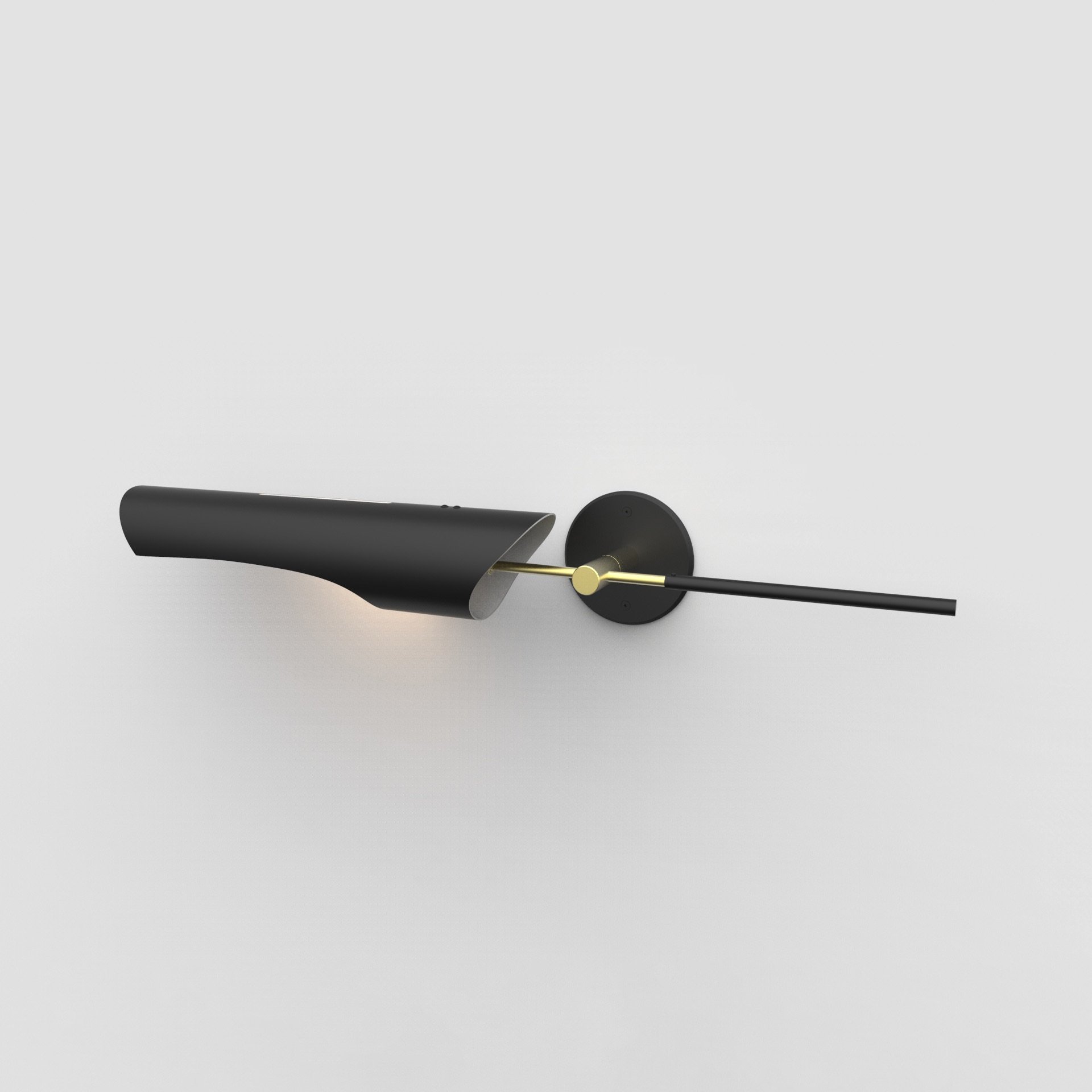 DW Torroja Sconce 222 1 222 Torroja Sconce Single Horizontal