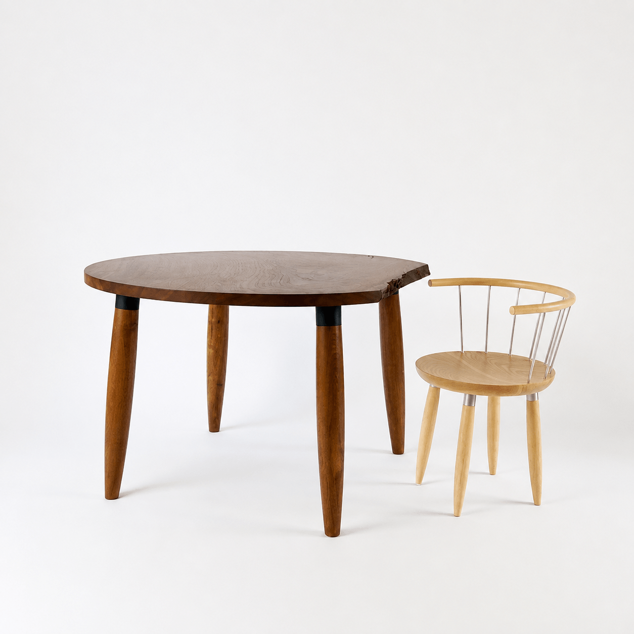 Circle Dining Table and Chair