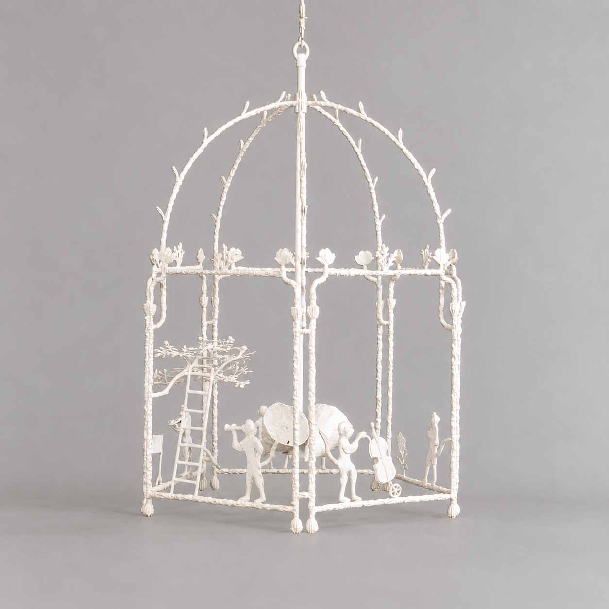 Lantern With Musical Monkeys