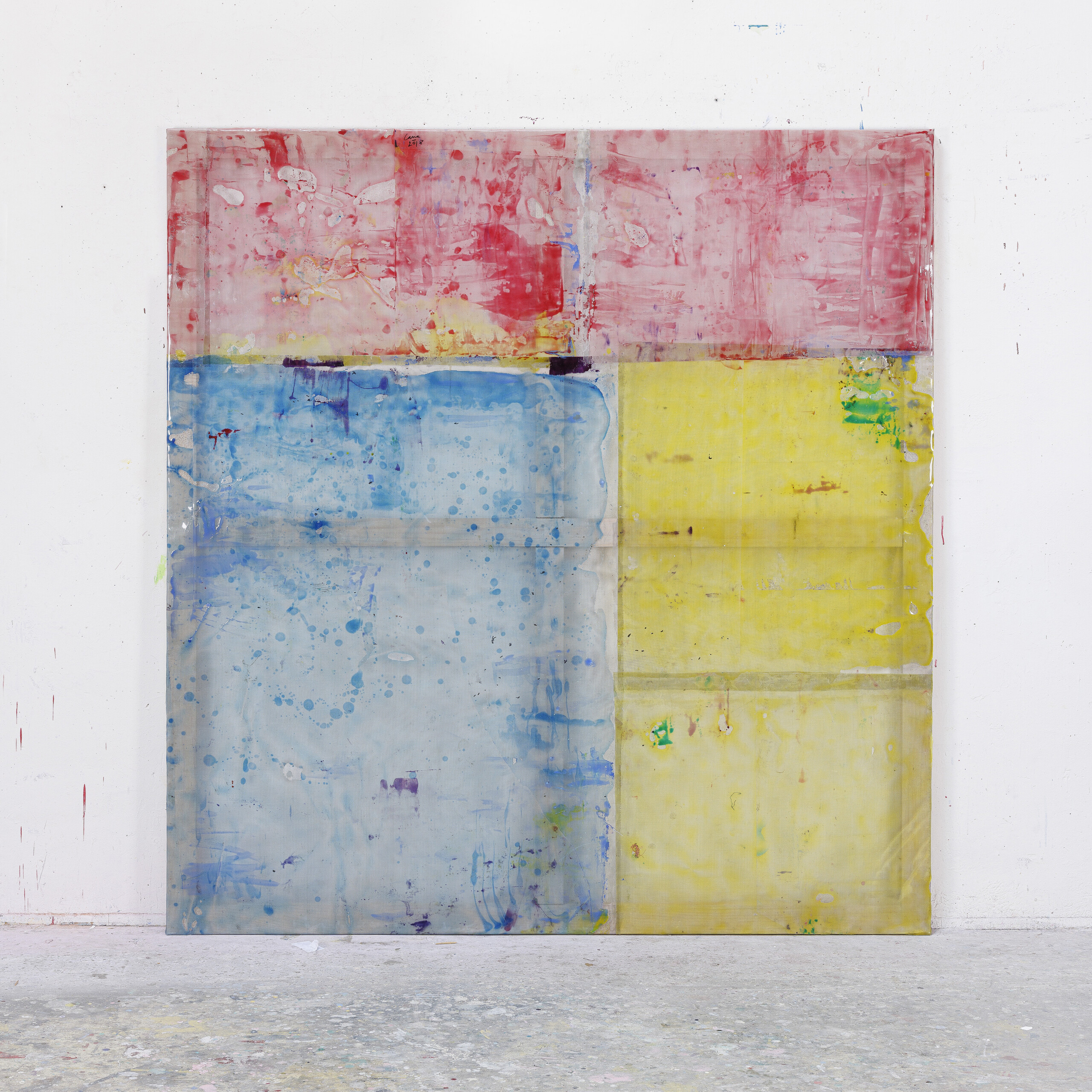 Louis Cane Resin Painting I